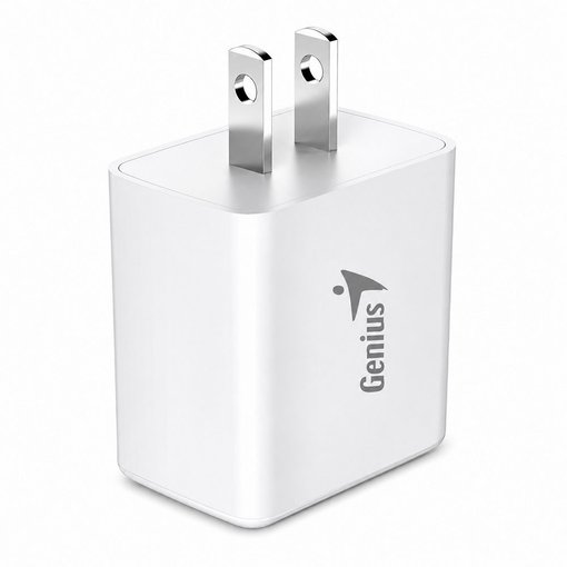 Imagen de CARGADOR GENIUS PD-20AC 20W USB-C PD 3.0 USB-A QC 3.0 BLANCO