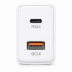 Imagen de CARGADOR GENIUS PD-20AC 20W USB-C PD 3.0 USB-A QC 3.0 BLANCO