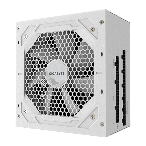 Imagen de FUENTE GIGABYTE UD1000GM PG5 V2 ICE 1000W 80 PLUS GOLD ATX 3.1 PCIE 5.1 MODULAR BLANCA