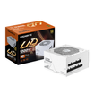 Imagen de FUENTE GIGABYTE UD1000GM PG5 V2 ICE 1000W 80 PLUS GOLD ATX 3.1 PCIE 5.1 MODULAR BLANCA