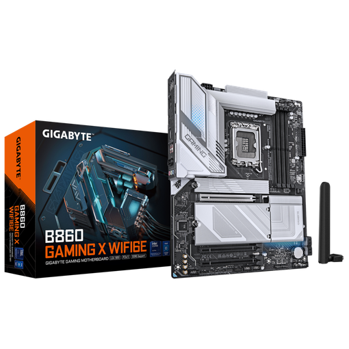 Imagen de MOTHERBOARD GIGABYTE B860 GAMING X WIFI 6E LGA1851 DDR5 ATX