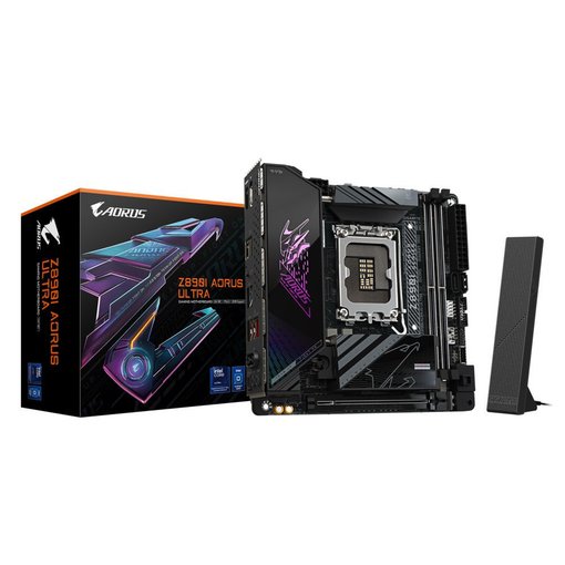 Imagen de MOTHERBOARD GIGABYTE Z890I AORUS ULTRA LGA1851 DDR5 MINI-ITX WIFI 7