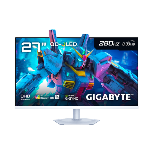 Imagen de MONITOR GIGABYTE MO27Q2A 27" QD-OLED QHD 280HZ GAMING