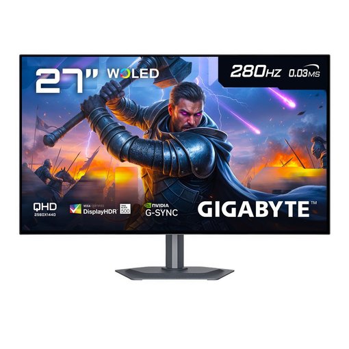 Monitor GIGABYTE MO27Q28G 27 pulgadas WOLED QHD 280Hz Gaming