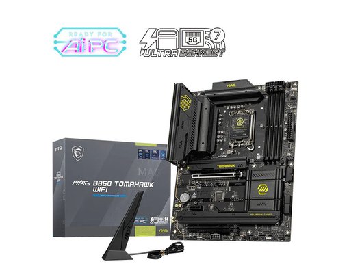 Imagen de MOTHERBOARD MSI MAG B860 TOMAHAWK WIFI LGA1851 DDR5 ATX WIFI 7
