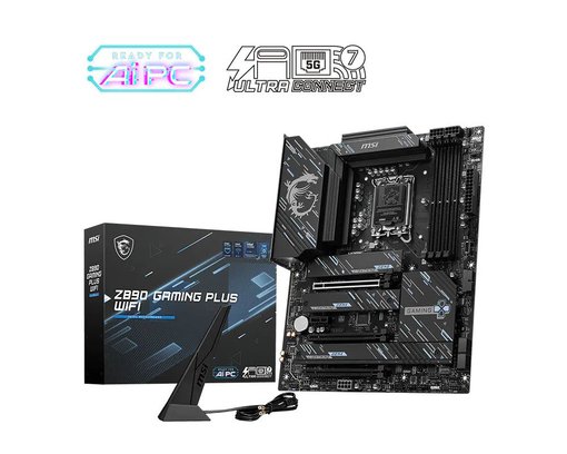 Imagen de MOTHERBOARD MSI Z890 GAMING PLUS WIFI LGA1851 DDR5 ATX