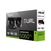 Imagen de TARJETA DE VIDEO ASUS DUAL GEFORCE RTX 5060 TI OC 8GB GDDR7 PCIE 5.0