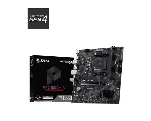 Imagen de MOTHERBOARD MSI B550M-B PRO AM4 DDR4 MICRO ATX