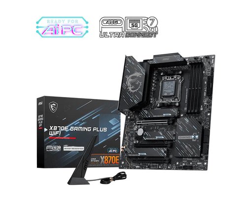 Imagen de MOTHERBOARD MSI X870E GAMING PLUS WIFI AM5 DDR5 ATX