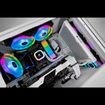 Imagen de FAN COOLER CORSAIR ICUE QL120 RGB 120MM PWM BLACK 3 PACK CO-9050098-WW