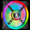 Imagen de FAN COOLER CORSAIR ICUE QL120 RGB 120MM PWM BLACK 3 PACK CO-9050098-WW