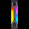 Imagen de FAN COOLER CORSAIR ICUE QL120 RGB 120MM PWM BLACK 3 PACK CO-9050098-WW