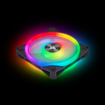Imagen de FAN COOLER CORSAIR ICUE QL120 RGB 120MM PWM BLACK 3 PACK CO-9050098-WW