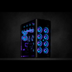 Imagen de FAN COOLER CORSAIR ICUE QL120 RGB 120MM PWM BLACK 3 PACK CO-9050098-WW
