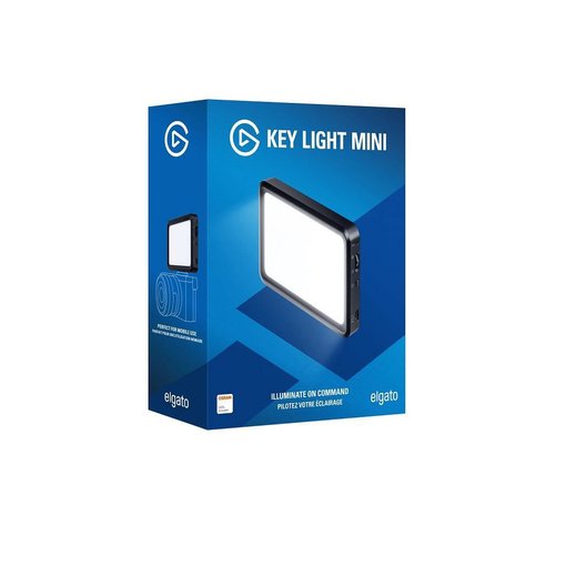 Imagen de LUZ ELGATO KEY LIGHT MINI LED PORTÁTIL 800 LÚMENES WIFI USB-C 10LAD9901