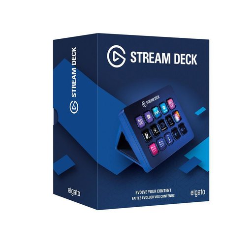 Imagen de STREAM DECK ELGATO MK.2 15 TECLAS LCD PROGRAMABLES USB-C BLACK 10GBA9901