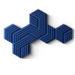 Imagen de PANELES ACÚSTICOS ELGATO WAVE PANELS STARTER SET BLUE 6 UNIDADES 10AAL9901