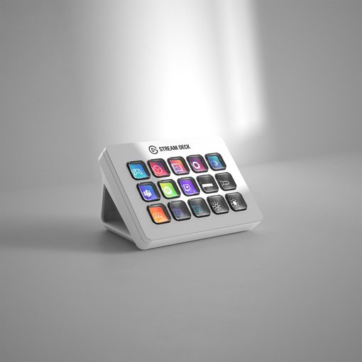 Imagen de STREAM DECK ELGATO MK.2 WHITE 15 TECLAS LCD PROGRAMABLES USB-C 10GBA9911