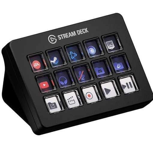 Imagen de STREAM DECK ELGATO SCISSOR KEYS 15 TECLAS LCD PROGRAMABLES USB-C 10GBL9901