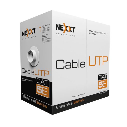 Bobina Nexxt Essential Cat5e 305 metros AB355NXT17 para exteriores