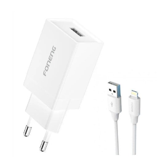 Imagen de CARGADOR FONENG IPHONE K210 2.1A