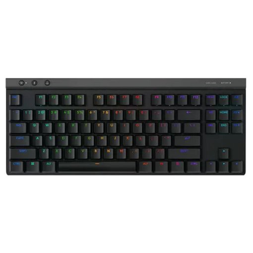 Teclado Logitech G515 TKL Black mecánico gaming RGB inalámbrico modelo 920-012868
