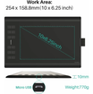 Imagen de TABLETA GRAFICA HUION NEW 1060 PLUS 10" 8192 NIVELES 12 TECLAS PROGRAMABLES BLACK