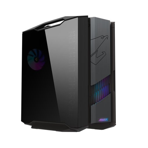 Imagen de GABINETE GIGABYTE AORUS C601 GLASS E-ATX ARGB 4 FAN 140MM VIDRIO TEMPLADO BLACK GB-AC601G