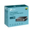 Imagen de SWITCH TP-LINK TL-SG105MPE 5 PUERTOS GIGABIT 4 POE+ 120W EASY SMART VLAN QOS