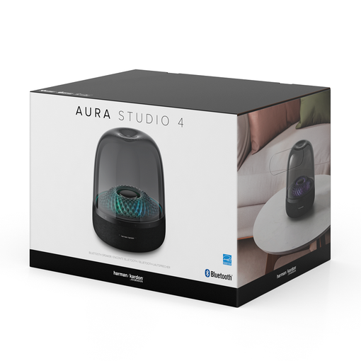 Imagen de PARLANTE HARMAN KARDON AURA STUDIO 4 BLUETOOTH 130W LUCES AMBIENTALES BLACK HKAURAS4BLKAM
