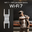 Imagen de EXTENSOR WIFI TP-LINK RE655BE BE9300 WIFI 7 TRI-BAND 9.3GBPS 6GHZ MLO EASYMESH 2.5G