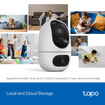 Imagen de CÁMARA TP-LINK TAPO C245D DOBLE LENTE 2K 3MP PAN/TILT WIFI VISIÓN NOCTURNA IA