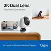 Imagen de CÁMARA TP-LINK TAPO C245D DOBLE LENTE 2K 3MP PAN/TILT WIFI VISIÓN NOCTURNA IA