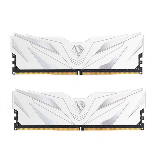 Memoria DDR5 Netac Shadow II 32GB (2x16) NTSWD5P60DP‑32W — kit de alto rendimiento con disipador blanco y velocidad de 6000MHz