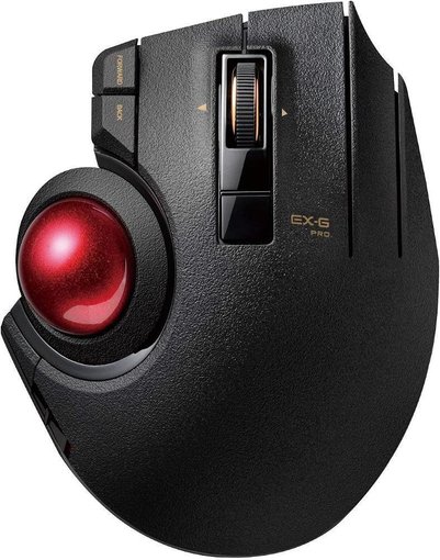 Mouse Elecom EX‑G Pro M‑XPT1MR — diseño ergonómico, conectividad múltiple y botones programables para uso profesional