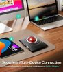 Imagen de MOUSE TRACKBALL NULEA INALAMBRICO ERGONOMICO BLUETOOTH 2.4GHZ DPI AJUSTABLE H02DD