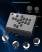 Imagen de ARCADE CONTROLLER GUILEKEYS GM-16 LEVERLESS 16 BOTONES MECANICOS RGB PC PS4 SWITCH