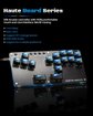 Imagen de ARCADE CONTROLLER HAUTE42 B16 LEVERLESS 16 BOTONES MECANICOS RGB HOT-SWAP PC PS4 SWITCH