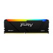 Memoria RAM Kingston FURY Beast RGB 16GB DDR4 3200MT/s CL16 Black KF432C16BB12A/16
