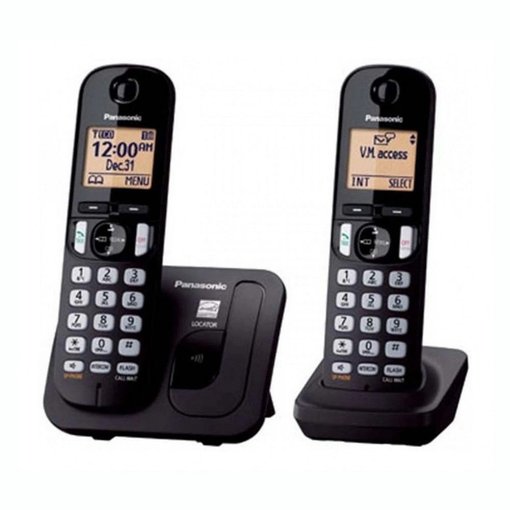 Teléfono inalámbrico Panasonic KX-TGC212 DECT con 2 auriculares