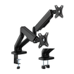 Imagen de SOPORTE BRATECK LDT46-C024E PARA 2 MONITORES 17" A 32" VESA 100X100 HASTA 9KG POR BRAZO