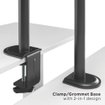 Imagen de SOPORTE BRATECK LDT66-C024 PARA 2 MONITORES 17" A 32" VESA 100X100 HASTA 9KG POR BRAZO