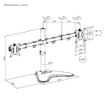 Imagen de SOPORTE BRATECK LDT66-T024 PARA 2 MONITORES 17" A 32" VESA 9KG POR BRAZO