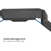 Imagen de SOPORTE BRATECK LDT46-C012E PARA MONITOR 17" A 32" VESA 100X100 BRAZO CON RESORTE 9KG