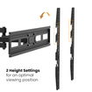 Imagen de SOPORTE BRATECK LPA78-466 PARA TV 37" A 80" ARTICULADO VESA 600X400 40KG
