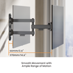 Imagen de SOPORTE BRATECK LDA40-223 PARA TV 13" A 43" ARTICULADO VESA 200X200 20KG
