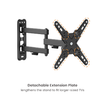 Imagen de SOPORTE BRATECK LDA40-223 PARA TV 13" A 43" ARTICULADO VESA 200X200 20KG