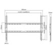 Imagen de SOPORTE BRATECK KL32-44F FIJO PARA TV 32" A 75" VESA 400X400 45KG
