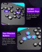 Imagen de ARCADE STICK GUILEKEYS GK-21 LEVERLESS 21 BOTONES RGB PC PS4 PS3 SWITCH