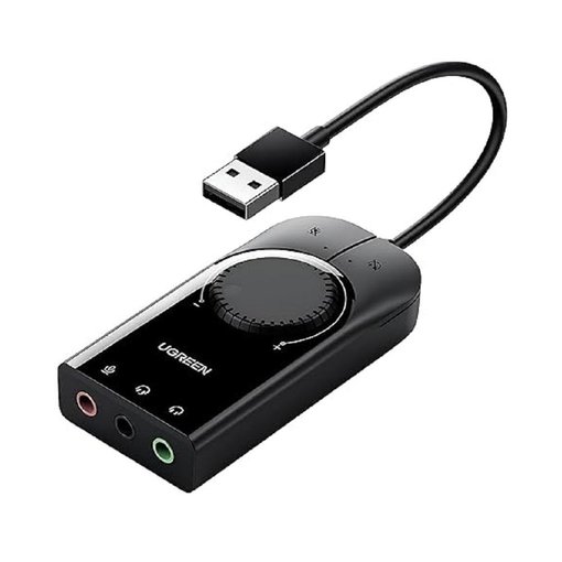 Adaptador de sonido UGREEN US205 USB 2.0 a 3.5mm auricular y micrófono 30724